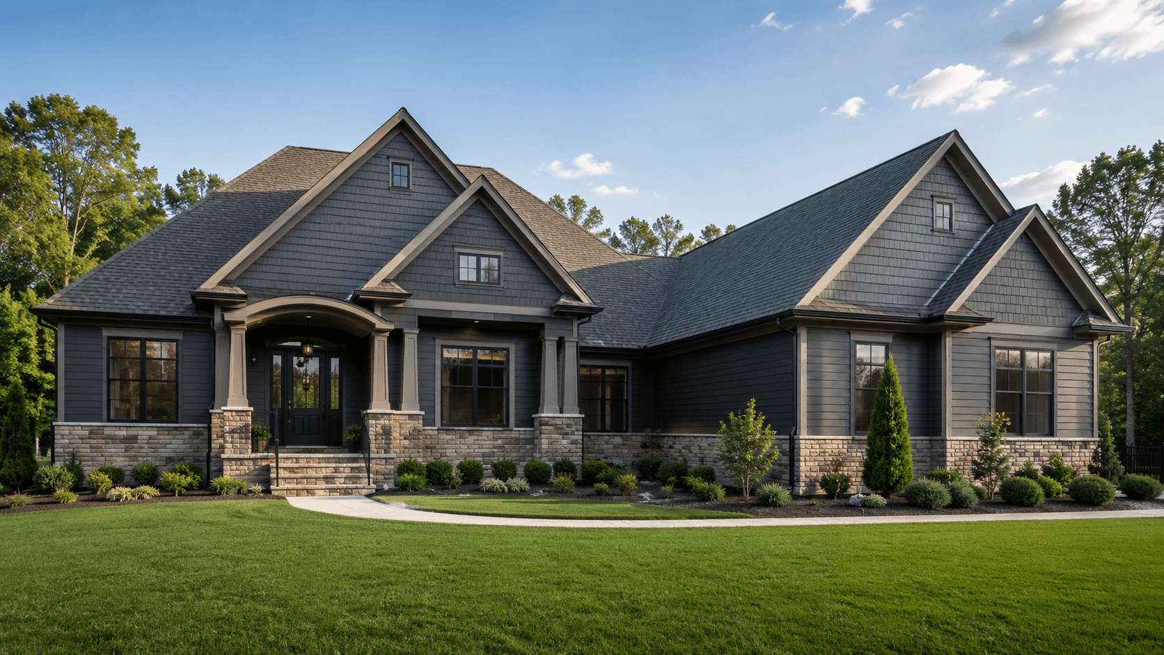 Home exterior during the day